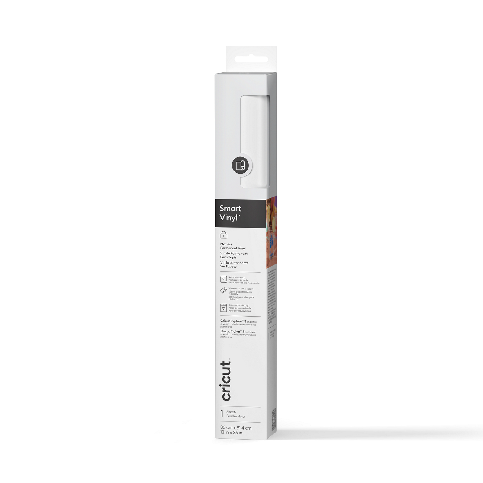 Cricut Smart Vinyl Permanent 33x91cm 1 sheet (White)