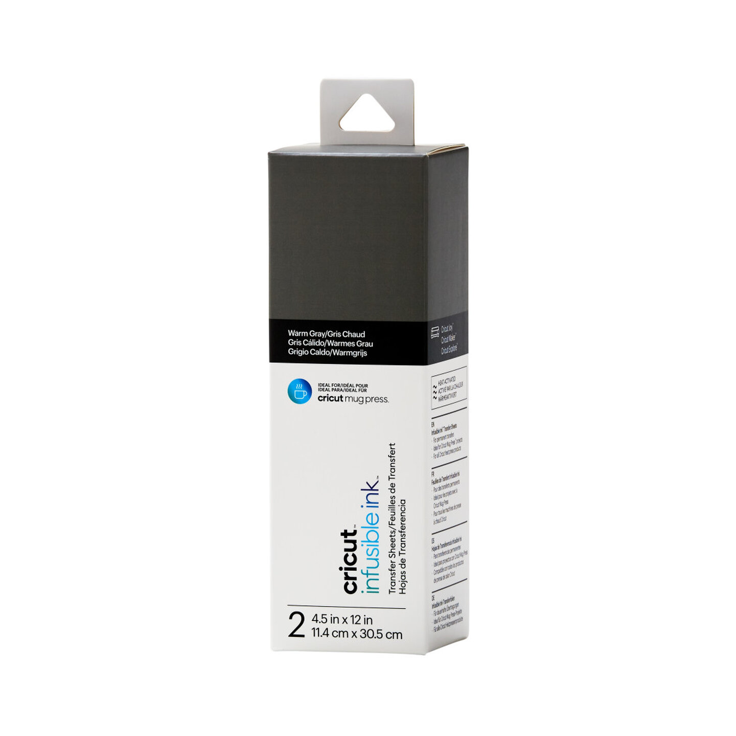 Cricut Infusible Ink Transfer Sheets 2-pack (Warm Grey) - ideal size for MugPress Cricut Infusible Ink Transfer Sheets 2-pack (Warm Grey) - ideal size for MugPress