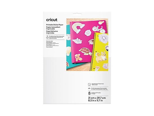 Cricut Printable Sticker Paper A4 - 8 sheets (White) Cricut Printable Sticker Paper A4 - 8 sheets (White)