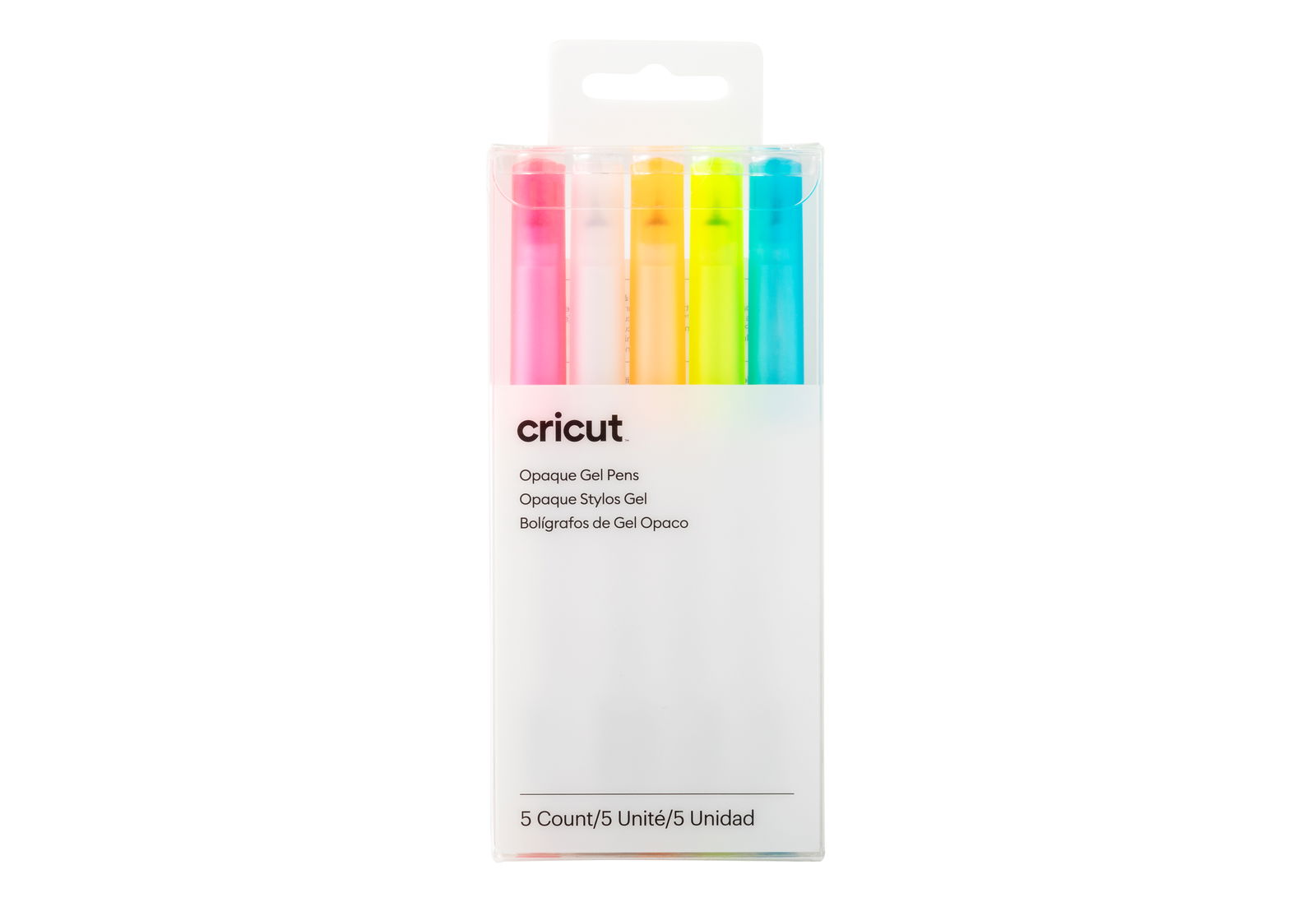 Cricut Opaque Gel pens 5-pack (Pink, Orange, White, Yellow, Blue) Cricut Opaque Gel pens 5-pack (Pink, Orange, White, Yellow, Blue)