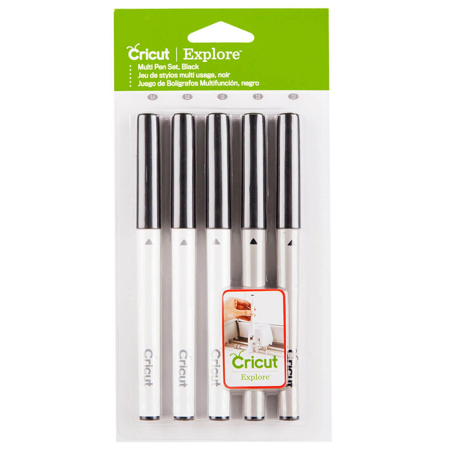 Cricut Explore/Maker Multi-Size Pen Set 5-pack (Black) Cricut Explore/Maker Multi-Size Pen Set 5-pack (Black)