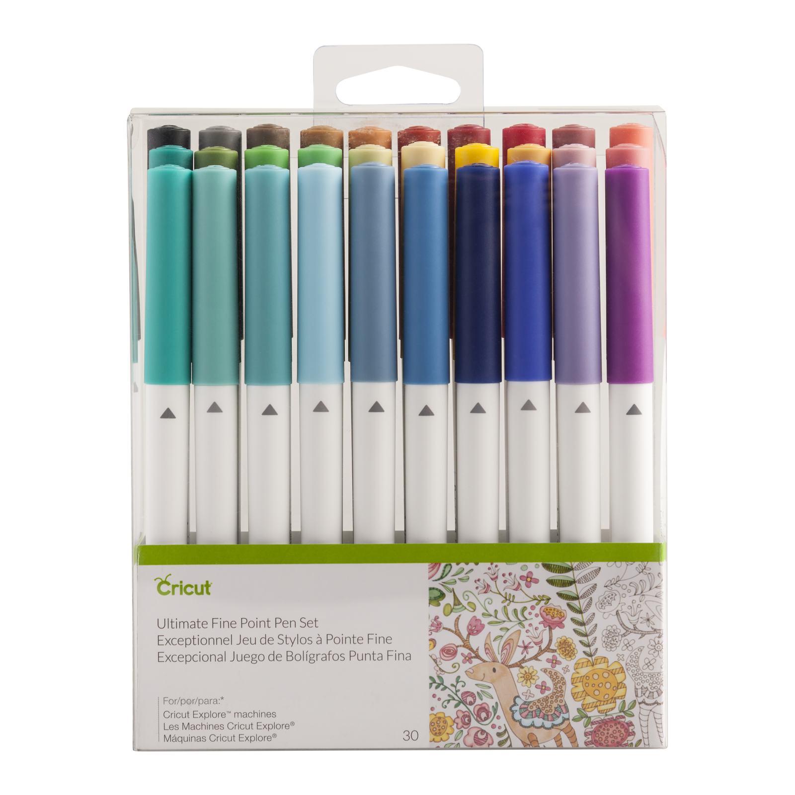 Cricut Explore/Maker Fine Point Pens 0.4 mm 30-pack