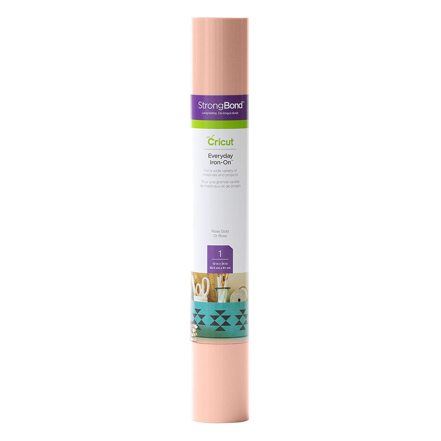 Everyday Iron-On, Rose Gold Everyday Iron-On, Rose Gold