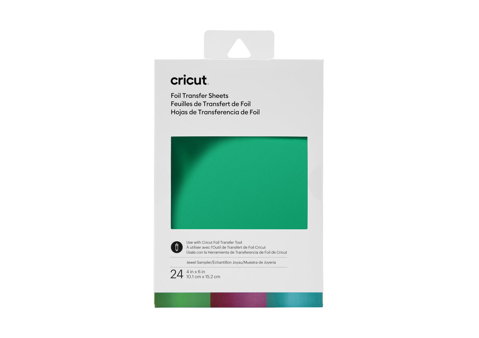 Cricut Transfer Foil Sheets Sampler 10x15cm 24 sheets (Jewel)