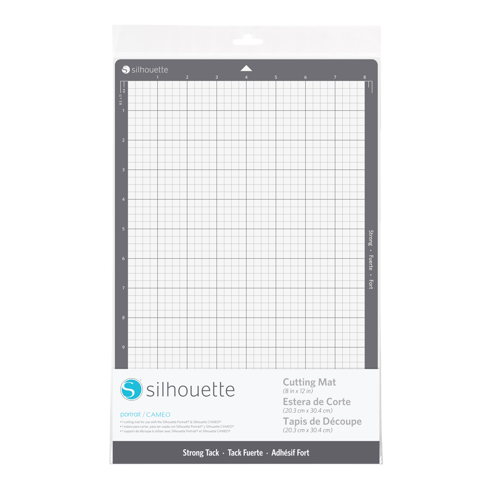 Silhouette Schneidematte Strong-Tack- 8" Silhouette Schneidematte Strong-Tack- 8"