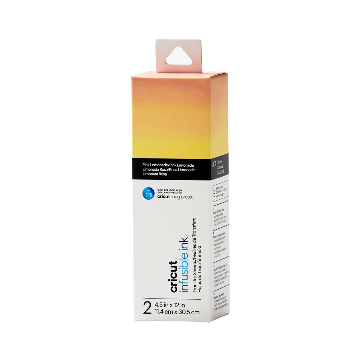 Cricut Infusible Ink Transfer Sheets 2-pack (Pink Lemonade) - ideal size for MugPress Cricut Infusible Ink Transfer Sheets 2-pack (Pink Lemonade) - ideal size for MugPress