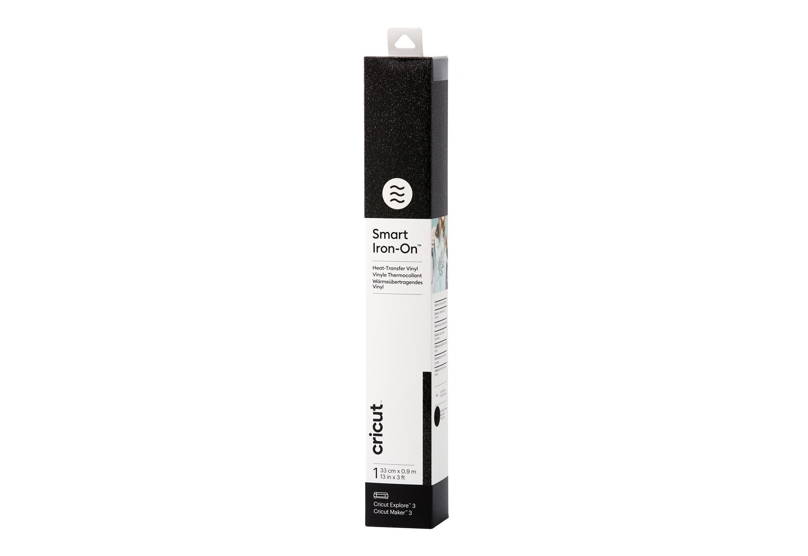 Cricut Smart Iron-on 33x91cm 1 sheet (Glitter Black)