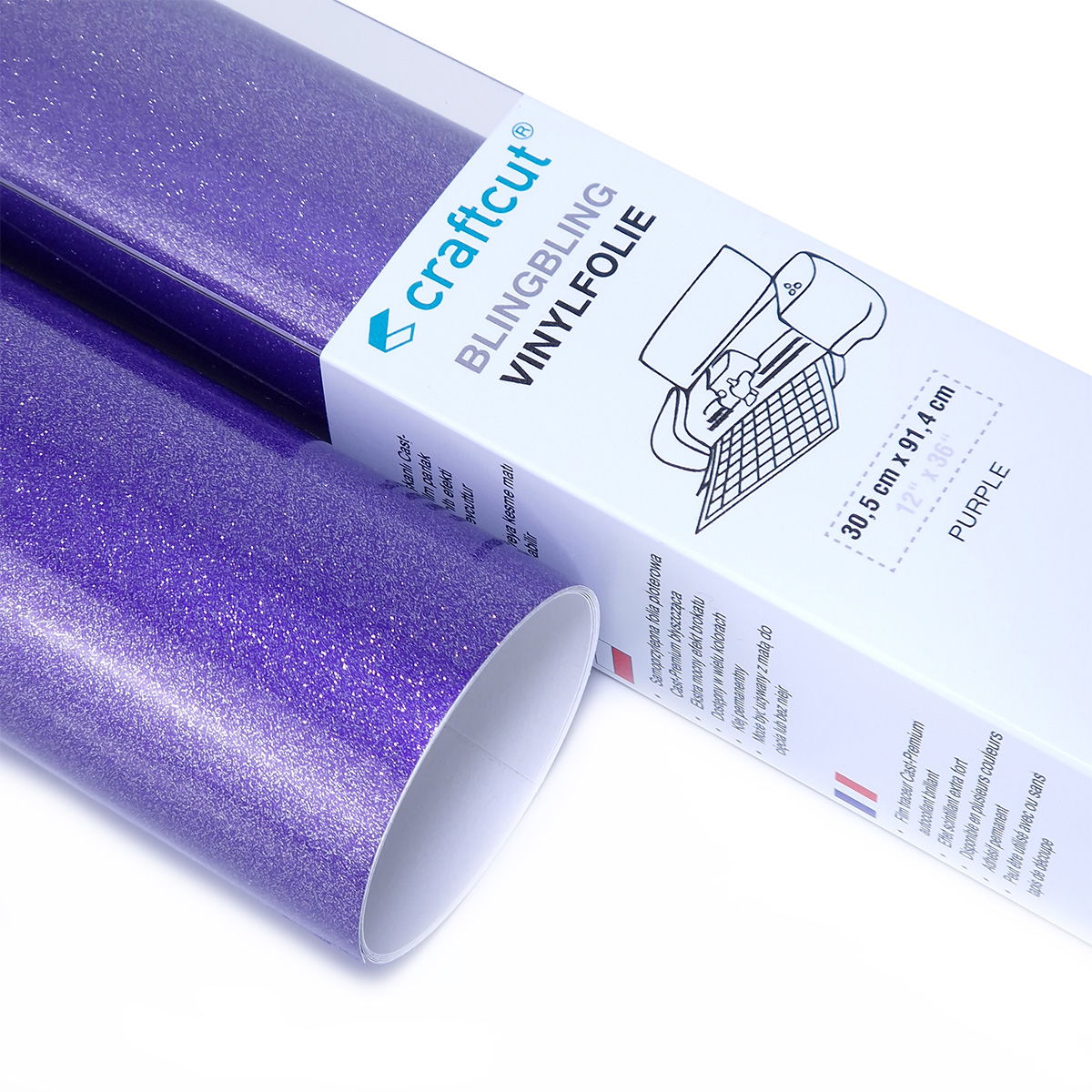 craftcut® BlingBling Vinylfolie 30,5 x 91,4 cm craftcut® BlingBling Vinylfolie 30,5 x 91,4 cm