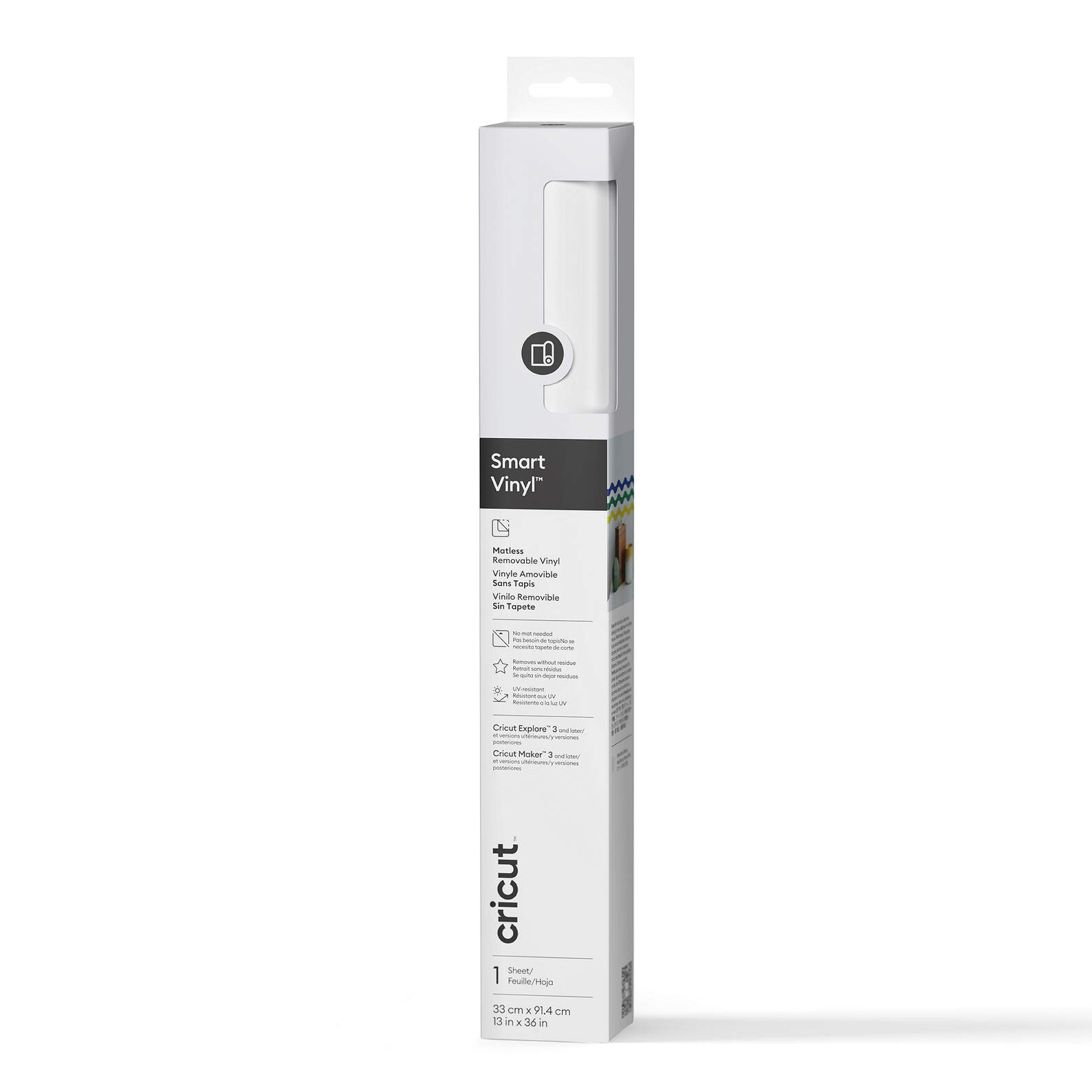 Cricut Smart Vinyl Removable 33x91cm 1 sheet (White) Cricut Smart Vinyl Removable 33x91cm 1 sheet (White)