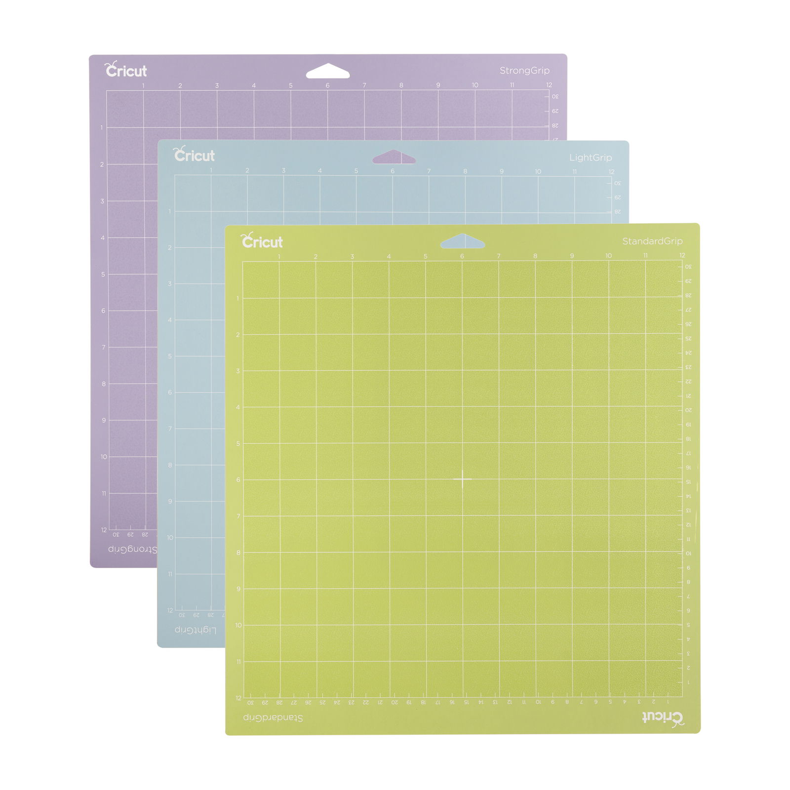 Cricut Explore/Maker LightGrip-Standard-StrongGrip Machine Mat (30x30cm) 3-pack Cricut Explore/Maker LightGrip-Standard-StrongGrip Machine Mat (30x30cm) 3-pack